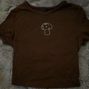 Mushroom Crop top